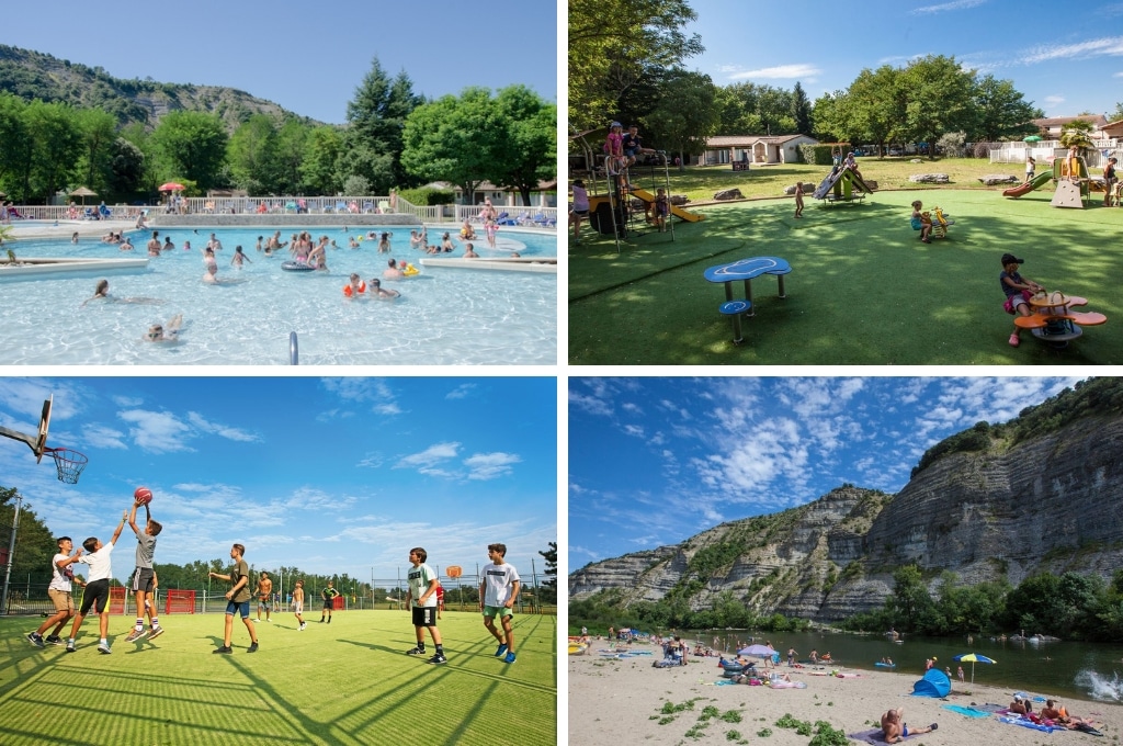 Camping La GrandTerre, kindvriendelijke campings met zwembad in de Ardèche