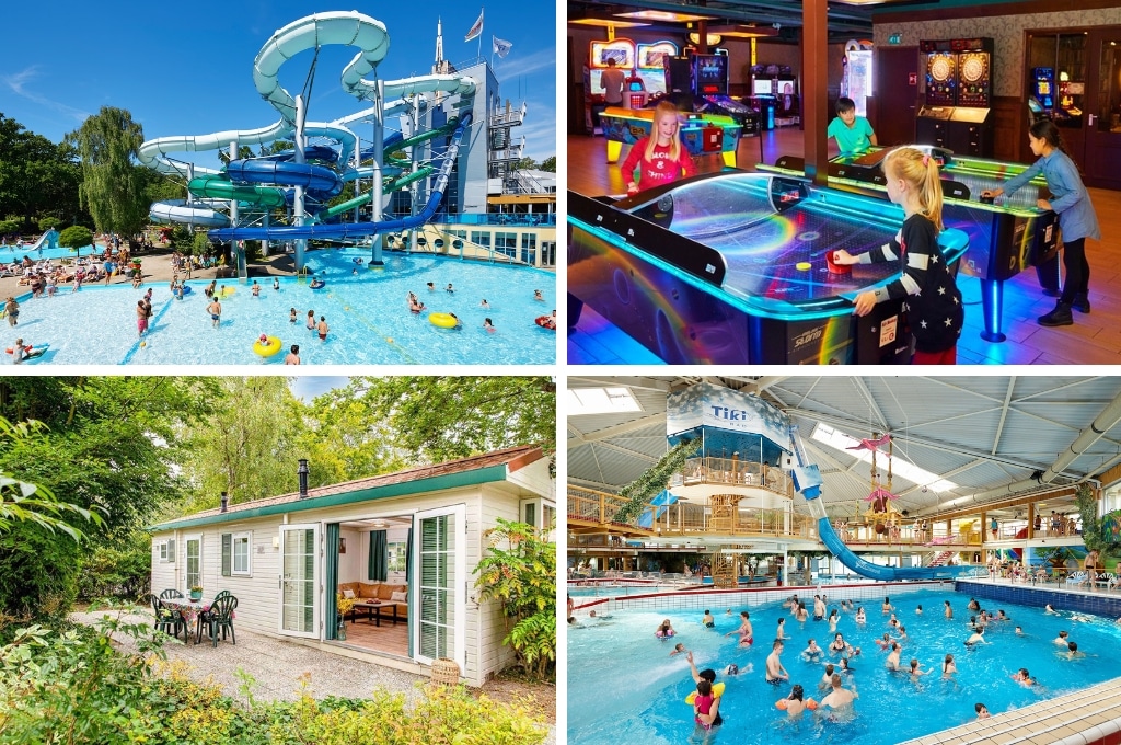 Camping Vakantie en attractiepark Duinrell, Vakantiepark met subtropisch zwembad