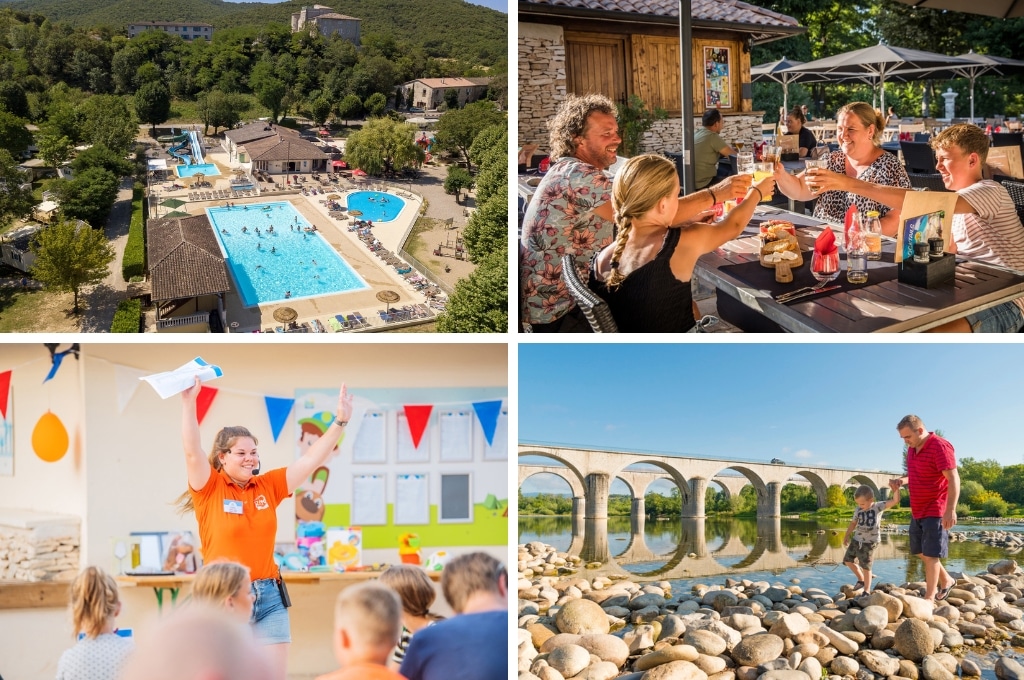 RCN la Bastide en Ardeche, kindvriendelijke campings met zwembad in de Ardèche