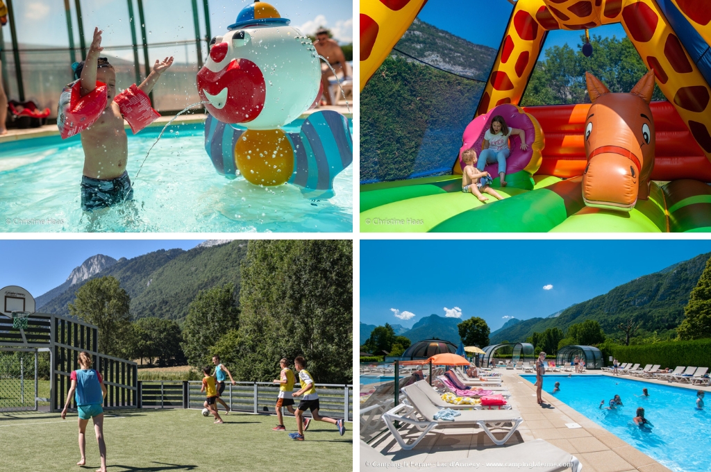Camping La Ferme, Kindvriendelijke campings aan het Meer van Annecy