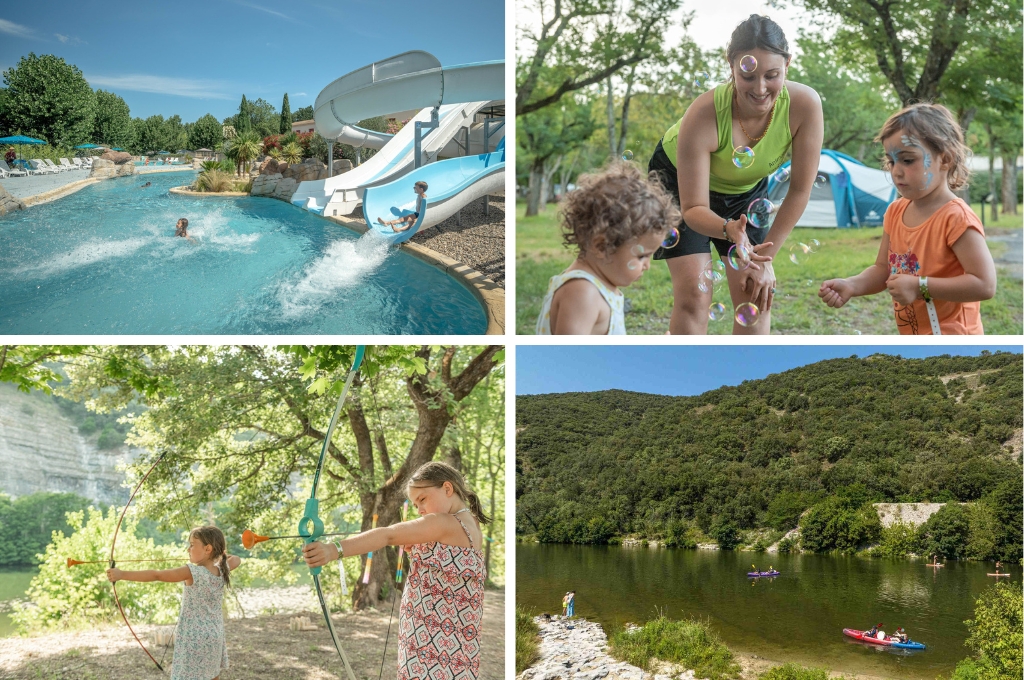 Camping Arc En Ciel, kindvriendelijke campings met zwembad in de Ardèche