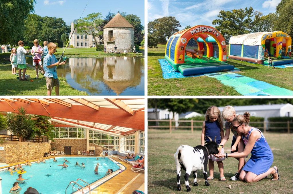 Camping Chateau de Lez, kindvriendelijke campings in Normandië