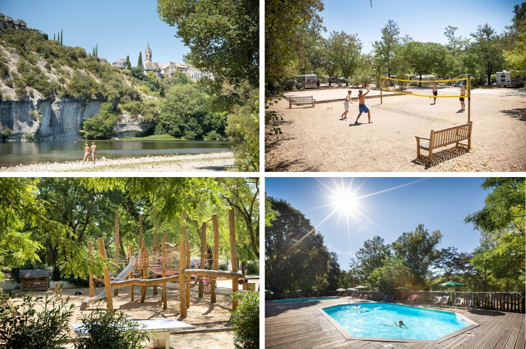 Camping Huttopia Le Moulin, kindvriendelijke campings met zwembad in de Ardèche