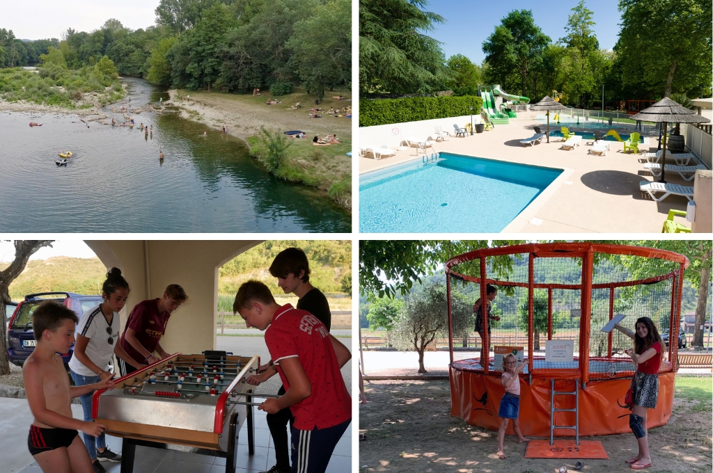 Camping Le Chassezac, kindvriendelijke campings met zwembad in de Ardèche