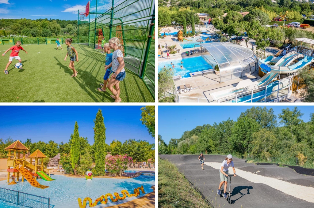 Camping Les Coudoulets, Kindercampings Ardèche met zwemparadijs
