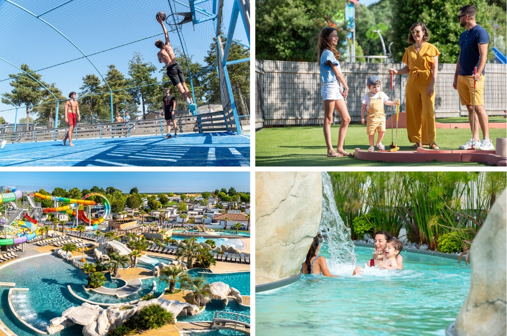 Camping Club MS Les Brunelles, Camping waterpark Frankrijk