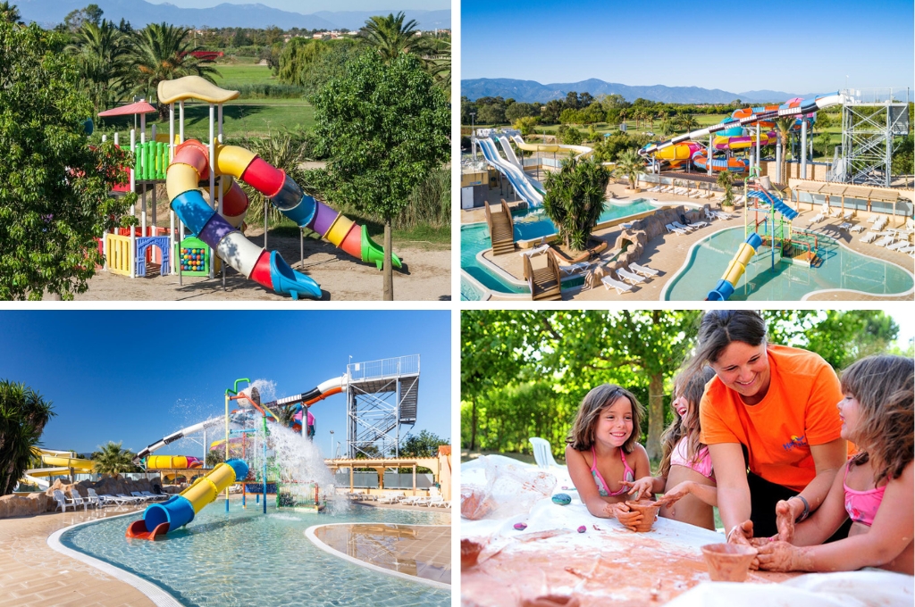 Camping Le Soleil de la Mediterranee, Camping waterpark Frankrijk