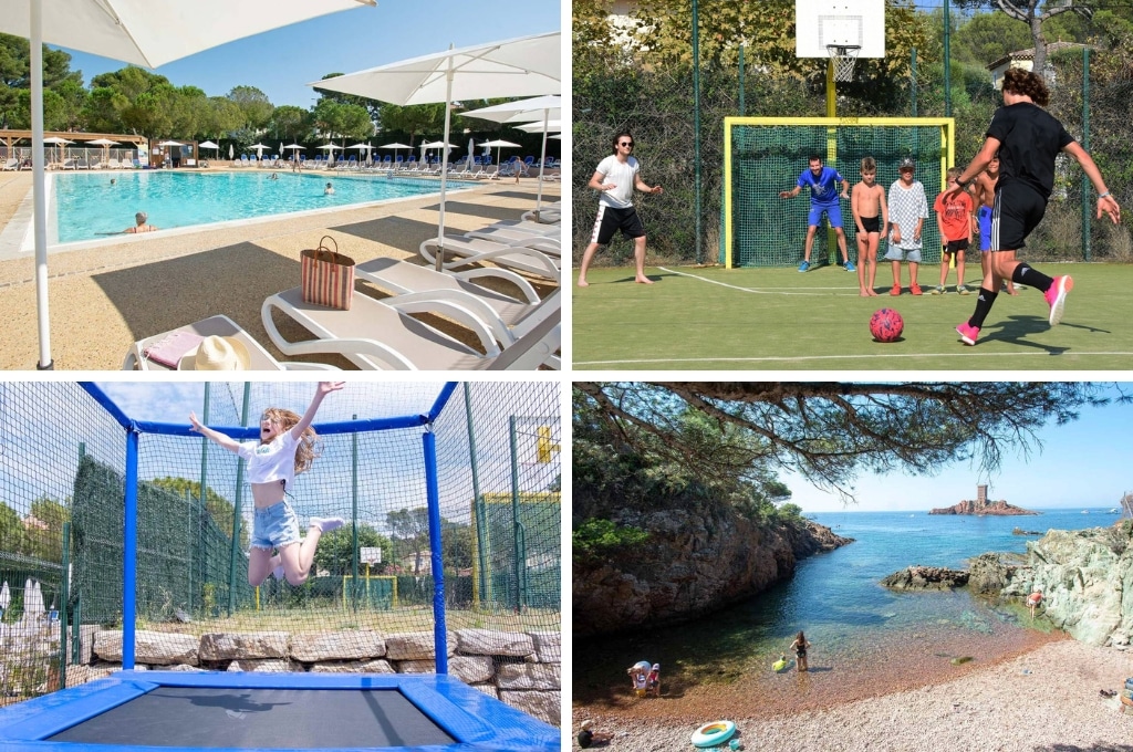Camping La Plage du Dramont, Kindvriendelijke campings in Zuid-Frankrijk aan zee