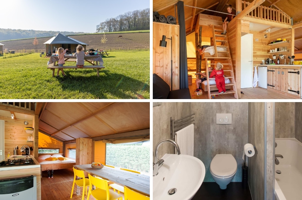 Luxe Barntent op Farmcamps De Verloren Kost,