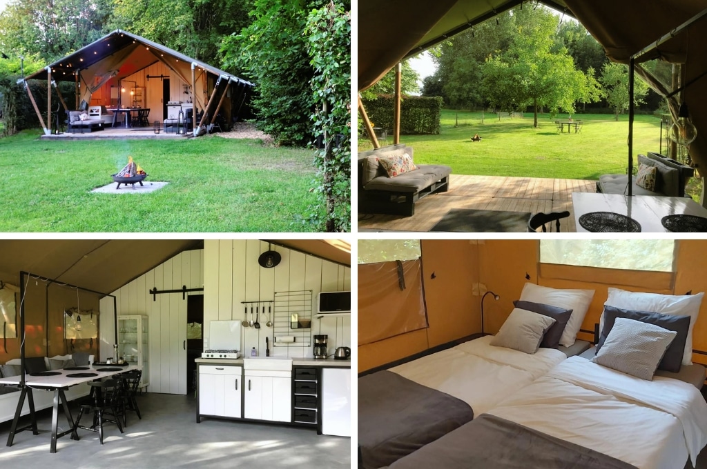 Safaritent in Susteren, Glamping met kinderen Limburg