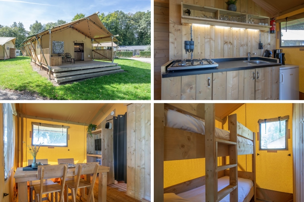 Vakantietent op Roompot Klein Vink, Glamping met kinderen Limburg