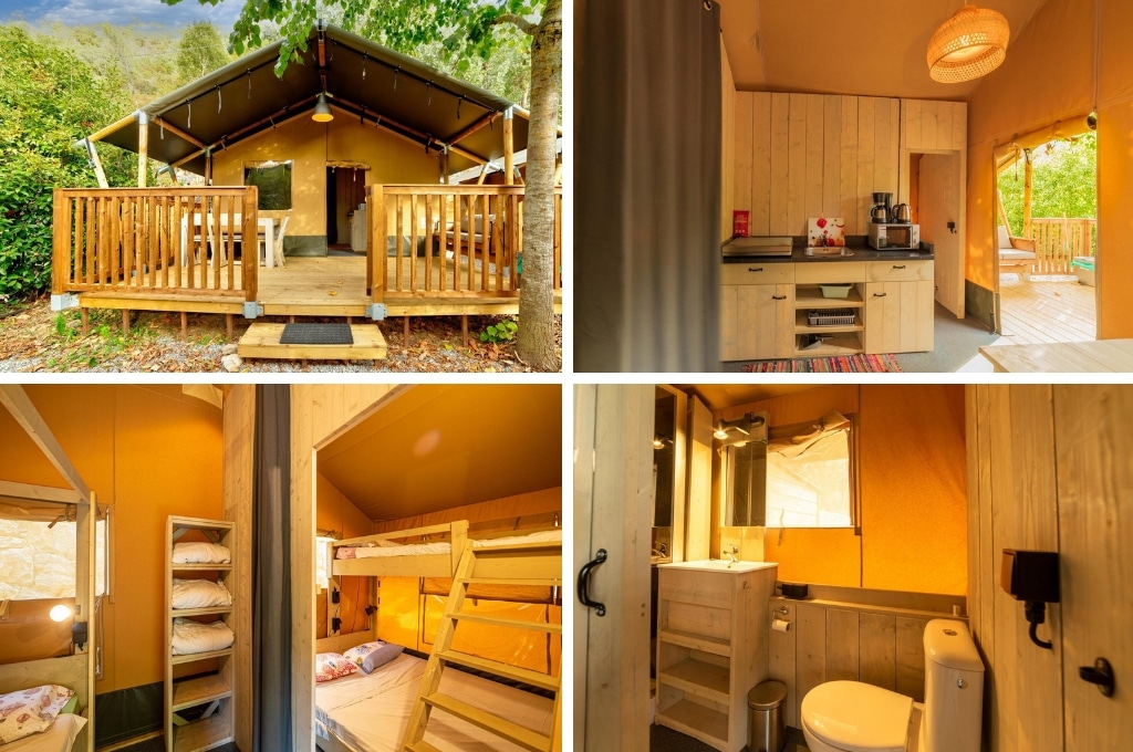 Villatent Outback tent op Vakantiepark de Schatberg, Glamping met kinderen Limburg