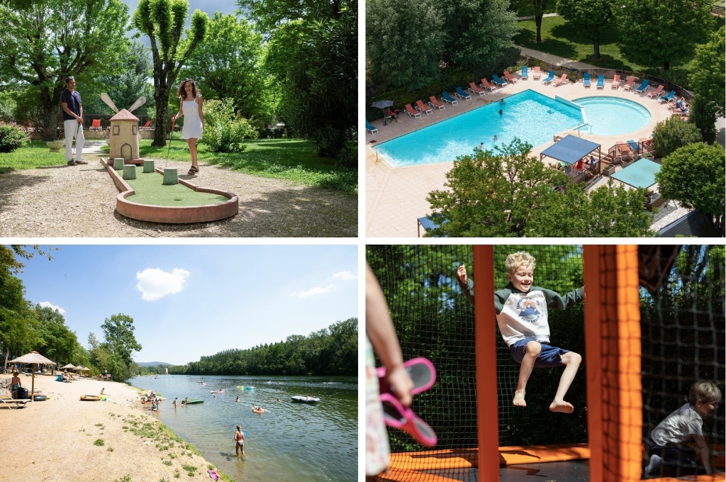 Camping La Roubine, Kindvriendelijke campings in de Ardèche aan een rivier