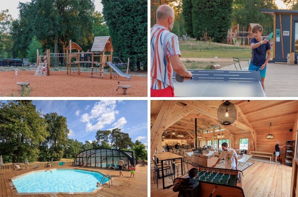 Huttopia De Meinweg, kindvriendelijke campings in Limburg met zwembad