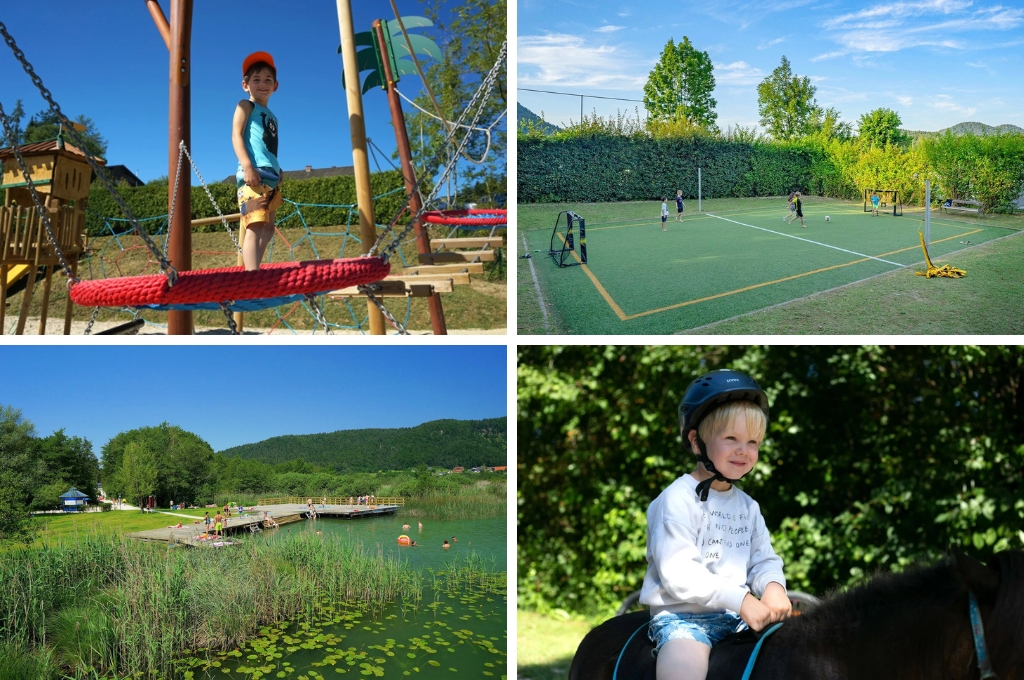 Camping Breznik, kindercampings in Oostenrijk aan een meer
