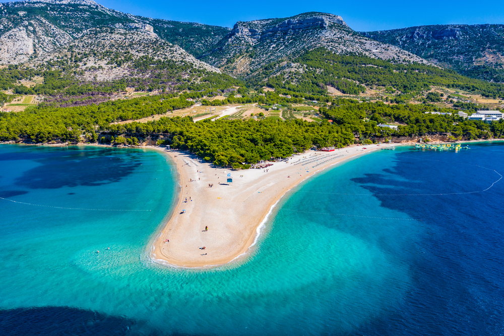 Zlatni Rat eiland Brac Kroatie shutterstock 1785378473, Te doen met kinderen in Kroatië